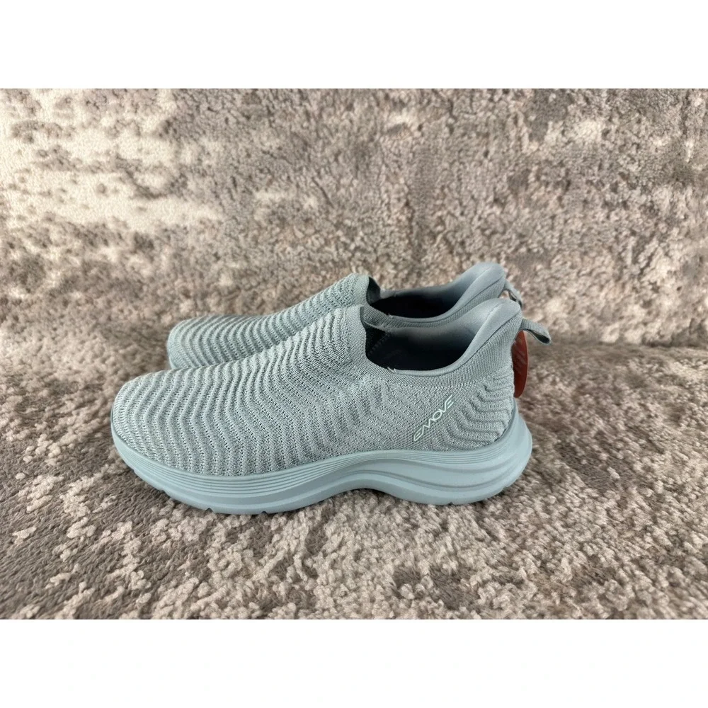 Easy Spirit Size 9.5W EMOVE Seeasypace8 Knit Slip On Walking Shoes Blue Women